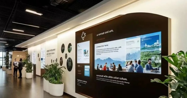 形象墻成為傳遞企業(yè)魅力的超級媒介！