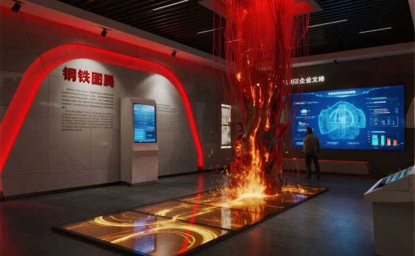 被千度鋼流燙到心跳，鋼鐵企業(yè)科技展廳也太酷了吧？