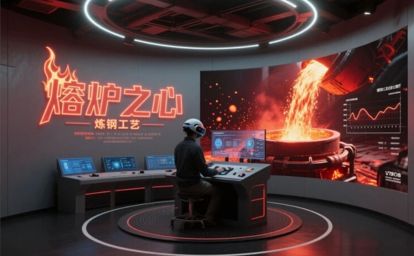 被千度鋼流燙到心跳，鋼鐵企業(yè)科技展廳也太酷了吧？